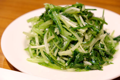 Close-up of salad in plate