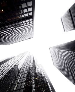 Low angle view of modern building