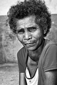 Close-up portrait of man