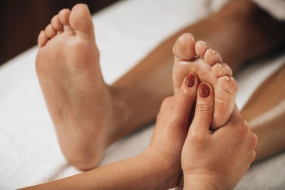 Reflexology foot massage