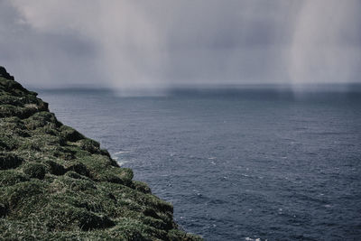 Rain over sea