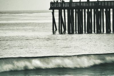 Pier over sea