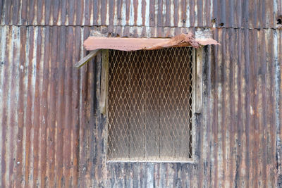 Close-up of rusty metal