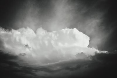 Low angle view of clouds in sky