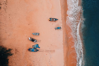 Aerial view of beach