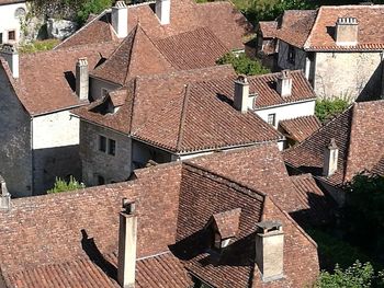 Roof of house