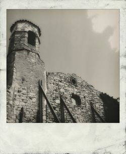 Low angle view of built structure against the sky