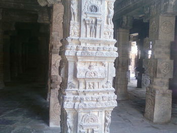 Low angle view of historical building