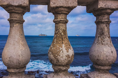 Panoramic shot of sea against sky
