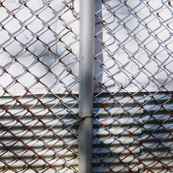 Full frame shot of chainlink fence