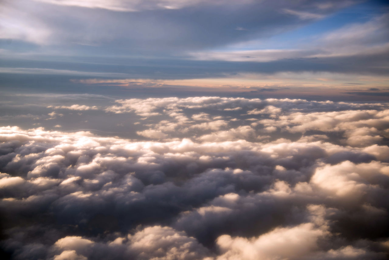 LOW ANGLE VIEW OF CLOUDSCAPE AGAINST SKY