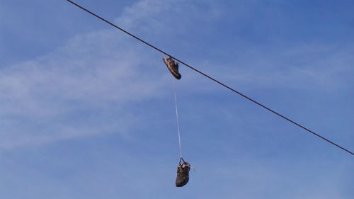 Low angle view of blue sky