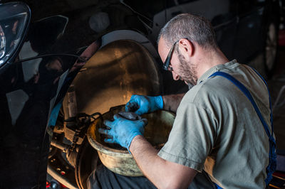 Man working in factory