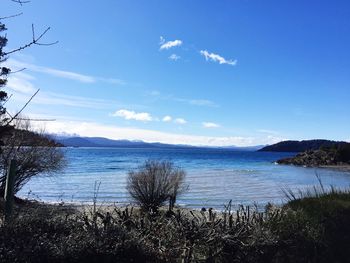 Tranquil scene of calm lake