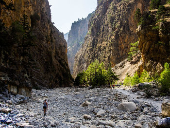 Scenic view of rock formation