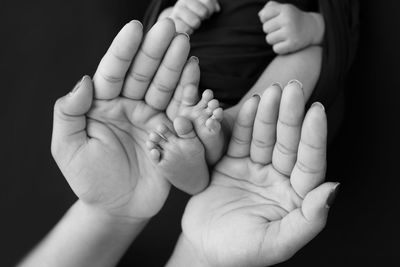 Close-up of hand