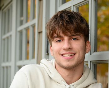 Portrait of young man