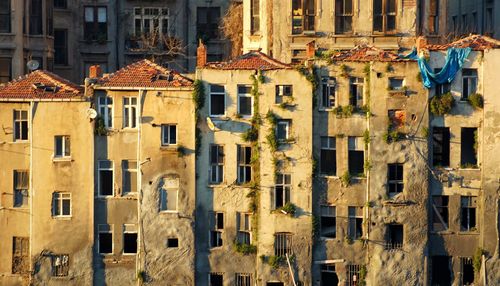 Full frame shot of residential buildings