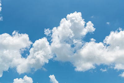 Low angle view of clouds in sky