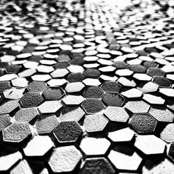 Full frame shot of tiled floor