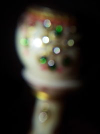 Defocused image of lights at night