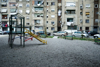 Jungle gym at park