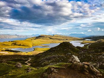 Scenic view of landscape against sky