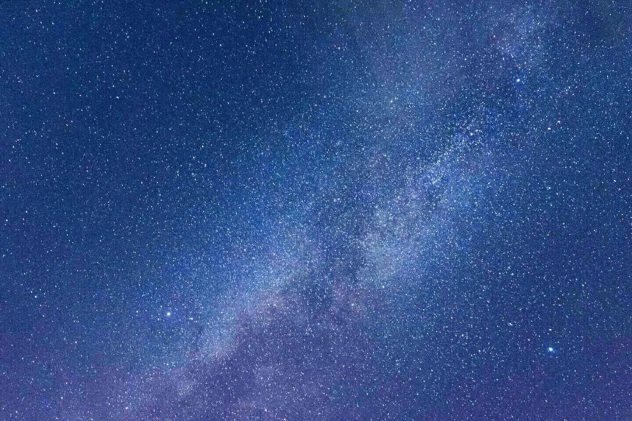 STAR FIELD AGAINST BLUE SKY