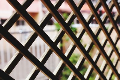 Full frame shot of metal fence