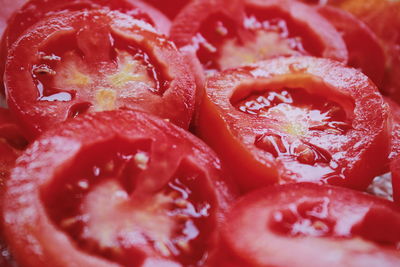 Full frame shot of tomatoes