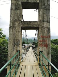 View of bridge against sky