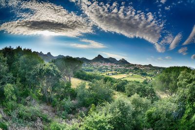 Scenic view of landscape against sky