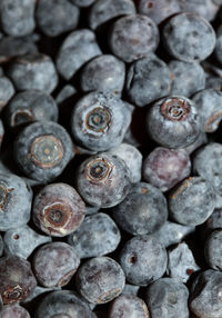 Full frame shot of blueberries