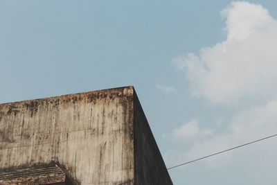 Low angle view of building against sky