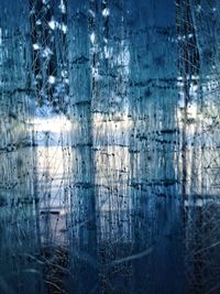 Full frame shot of glass window