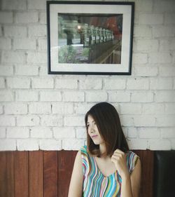 Portrait of young woman