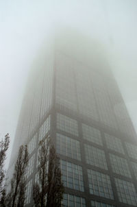 Low angle view of modern building