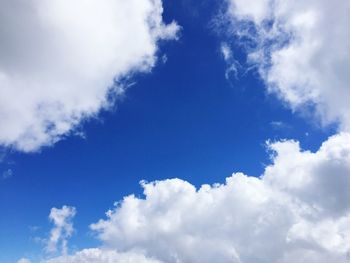 Low angle view of clouds in sky