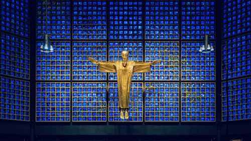 Full frame shot of skylight