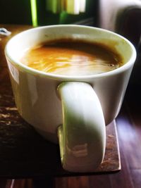 Close-up of coffee