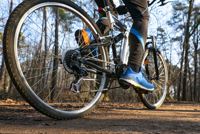 Cycling tour in a countryside