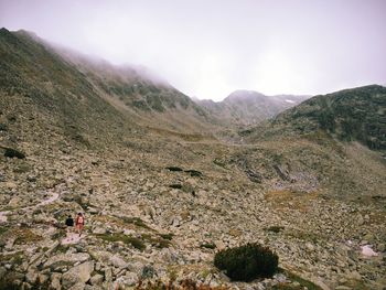 Scenic view of mountains