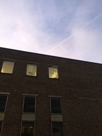 Low angle view of building against sky