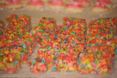 Close-up of multi colored candies