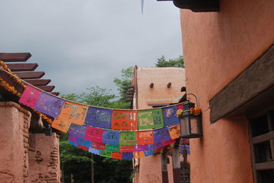Panoramic view of old building against sky