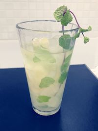 Close-up of drink in glass