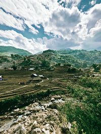 Scenic view of landscape against sky