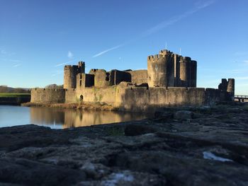 View of fort against sky