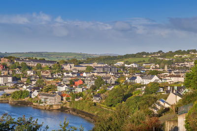 View of kinsale from mouth of the river bandon, ireland