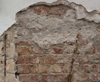 Close-up of weathered wall